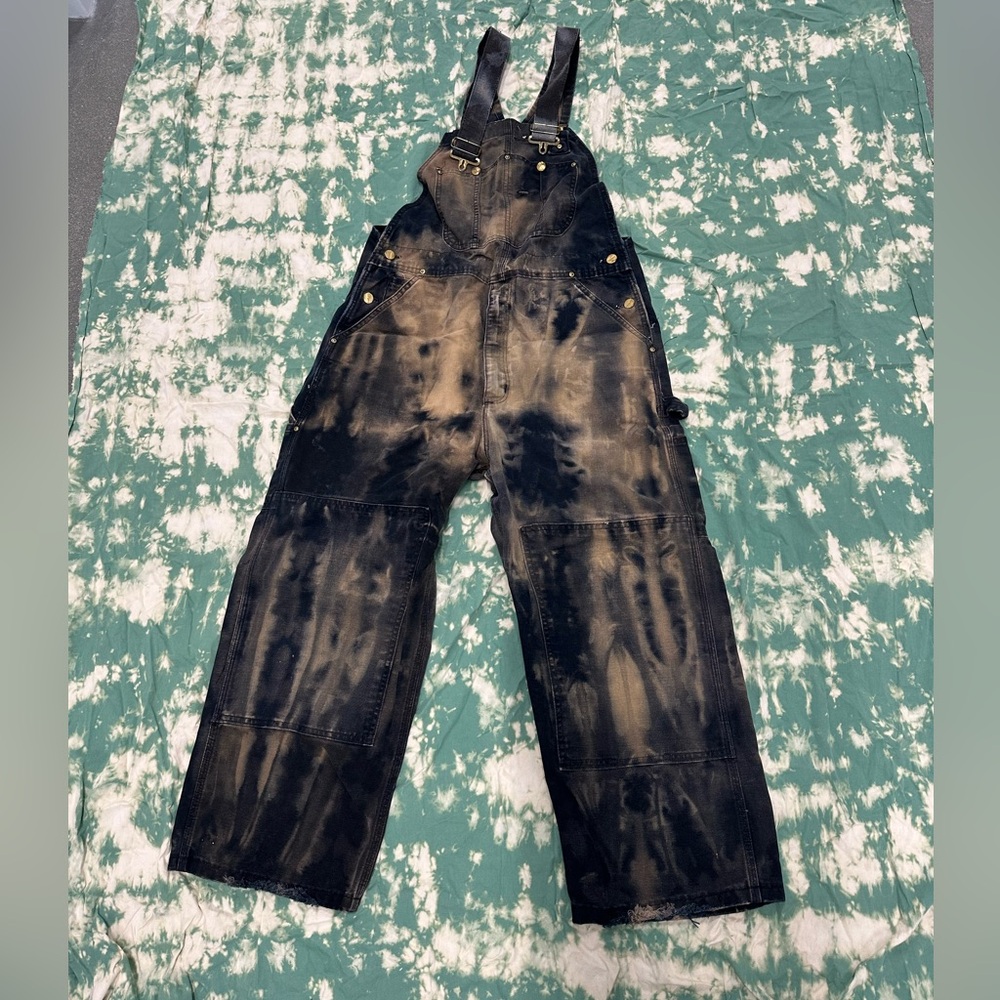 Overall carhartt tie dye
